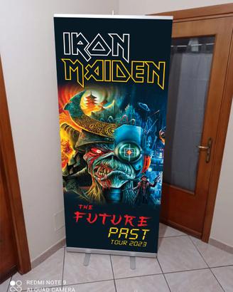 Iron Maiden "The Future past tour 2023" Roll-up