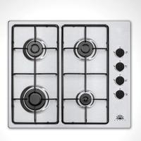 PERLA PIANO COTTURA A GAS L.58 P.51 H.4 Color INOX