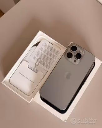 Iphone 15 Pro Max 256gb Titanio Naturale