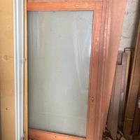 3 Finestre Legno Lamellare - Colore Noce Chiaro