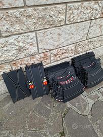 pista polistil + auto + ricambi e guard rail