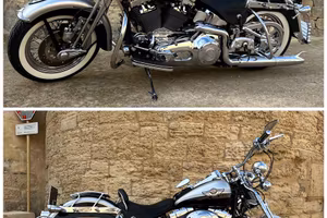 Harley Davidson Heritagespringer FLSTS 100th