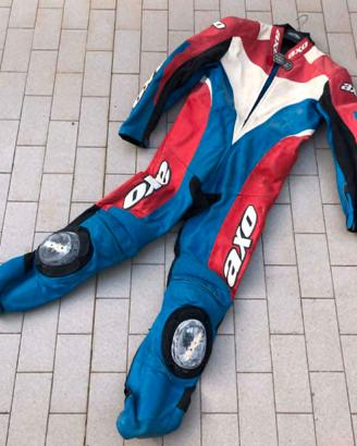 Tuta Moto Axo in Pelle Moto Racing - Taglia 48 