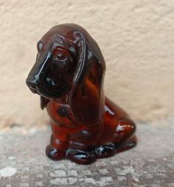 Bottiglietta, flacone di vetro ambrato, marrone