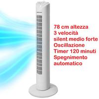 Ventilatore a colonna timer oscillante