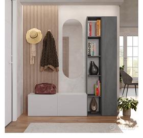 Mobile ingresso reversibile 166x185h cm 2 colonne 