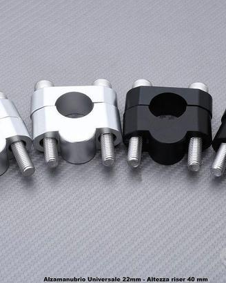Alzamanubrio Universale 22mm - Altezza riser 40 mm