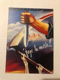 Lotto cartoline commemorative fascismo