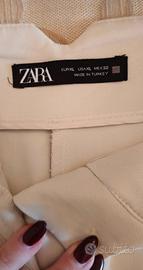 pantalone bianco Zara 