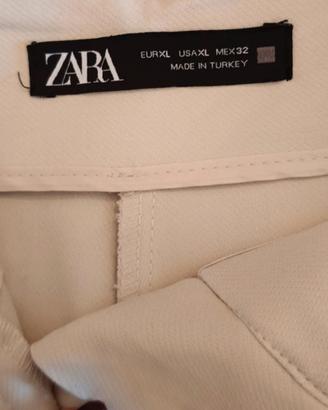 pantalone bianco Zara 
