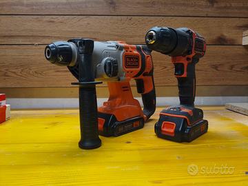 Elettroutensili tassellatore + trapano avvitatore