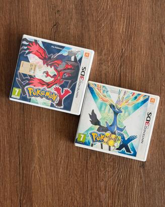 Lotto Pokemon X + Y - Nintendo 3DS Completi