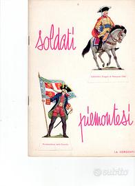 Soldatini di carta: Soldati piemontesi