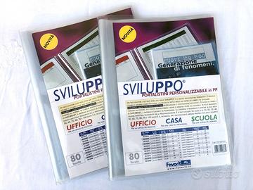 N° 2 porta listini per A4 - 160 buste