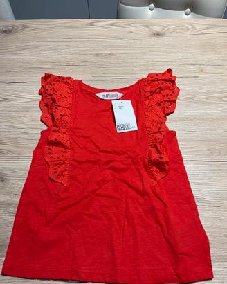 Top in cotone con volant H&M