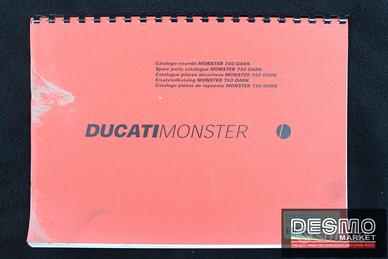 catalogo ricambi ufficiale Ducati MONSTER 750 DARK