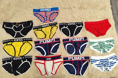 Slip intimo uomo unisex tg S-M vari colori e model