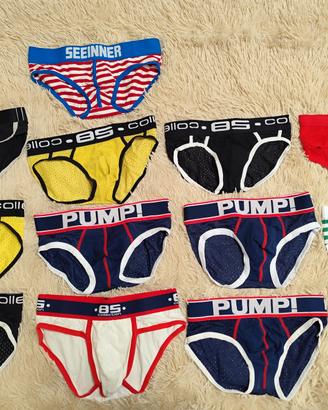 Slip intimo uomo unisex tg S-M vari colori e model