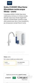 Grohe Blue Home Miscelatore cucina acqua filtrata