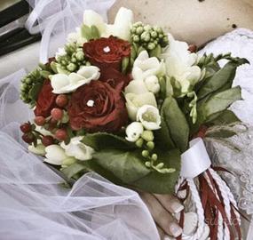 Abito da sposa bianco ottico tg 44