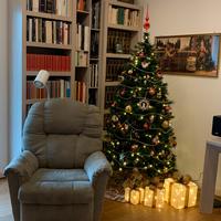 Albero di Natale slim 195cm con 300 LED