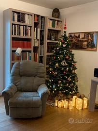 Albero di Natale slim 195cm con 300 LED