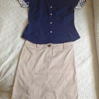 Burberry camicia e gonna Tg. 42/44