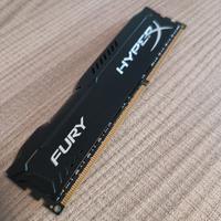 Memoria RAM DDr3 8gb Fury Hyperx Kingston