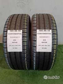 2 gomme 185 60 16 CONTINENTAL RIF2808