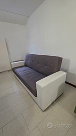 DIVANO 3 POSTI, LETTO, CON VANO CONTENITORE