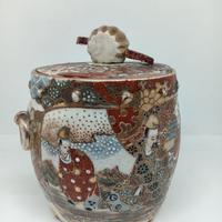 antico vaso giapponese satsuma Meiji