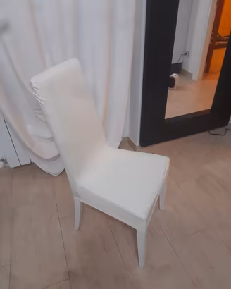 Tavolo allungabile cristallo e legno con 4 sedie d