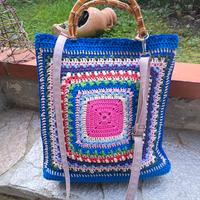 Borsa handmade all uncinetto