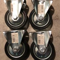 Set ruote fisse + ruote ricambio