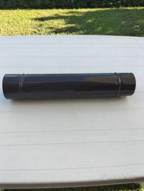 TUBO STUFA SMALTATO MARRONE
