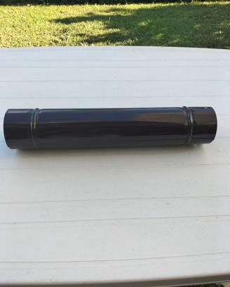 TUBO STUFA SMALTATO MARRONE