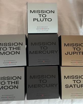 Moonswatch MOON MERCURY JUPITER SATURN PLUTO