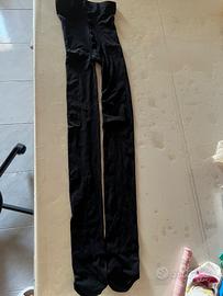 Calze nere collant danza ginnastica