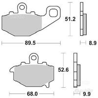 Pastiglie freno posteriori kawasaki z 1000