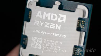 CPU PROCESSORE AMD RYZEN 9800X3D TRAY NUOVO