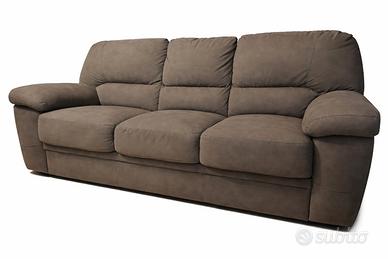 Divano 3 posti grigio 