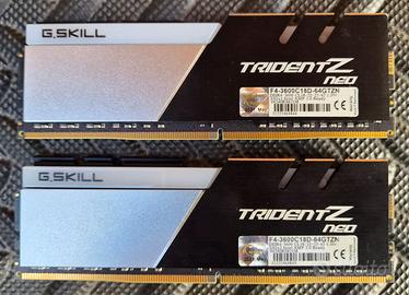 G.Skill RAM DDR4 TridentZ NEO 64GB ( 2x32GB)