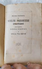 vecchio libro "Preghiere Cristiane"