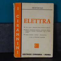 Sofocle “Elettra”  –  R. Gianani  -Ed. Ciranna