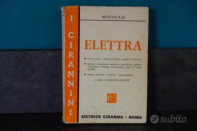 Sofocle “Elettra”  –  R. Gianani  -Ed. Ciranna