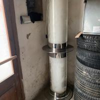 Lampada a colonna con bolle acqua