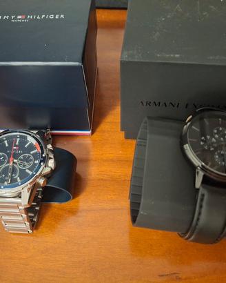 Orologio Tommy Hilfiger e Armani Exchange