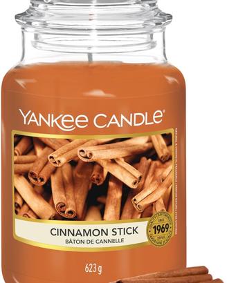 Candela profumata in giara grande profumo cannella