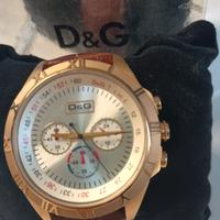 D&G TIME Cronografo luxury acciaio golden