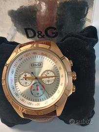 D&G TIME Cronografo luxury acciaio golden
